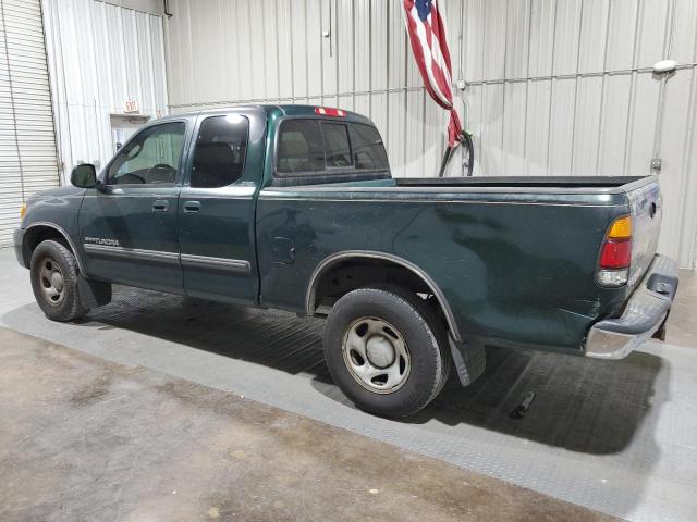 5TBRN34183S400718 - 2003 TOYOTA TUNDRA ACCESS CAB SR5 GREEN photo 2