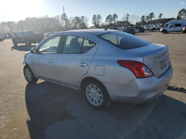 3N1CN7AP1CL855397 - 2012 NISSAN VERSA S SILVER photo 2