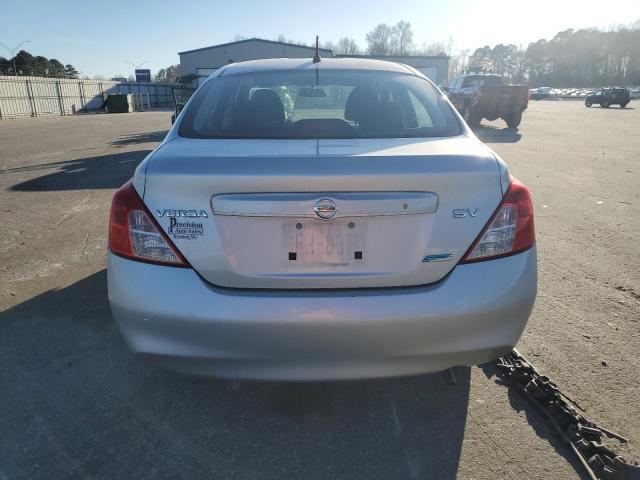 3N1CN7AP1CL855397 - 2012 NISSAN VERSA S SILVER photo 6