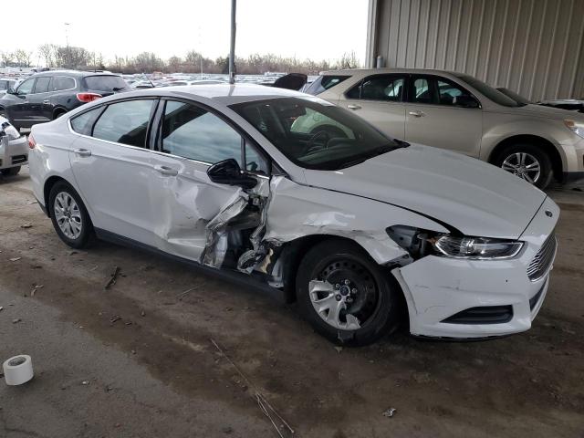 1FA6P0G73E5357844 - 2014 FORD FUSION S WHITE photo 4