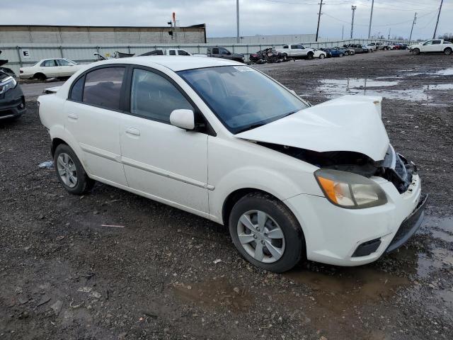 KNADH4B30B6720355 - 2011 KIA RIO BASE WHITE photo 4