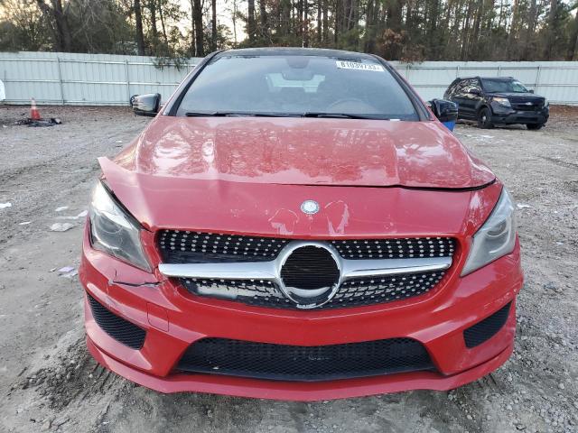 WDDSJ4EB3EN134332 - 2014 MERCEDES-BENZ CLA 250 RED photo 5