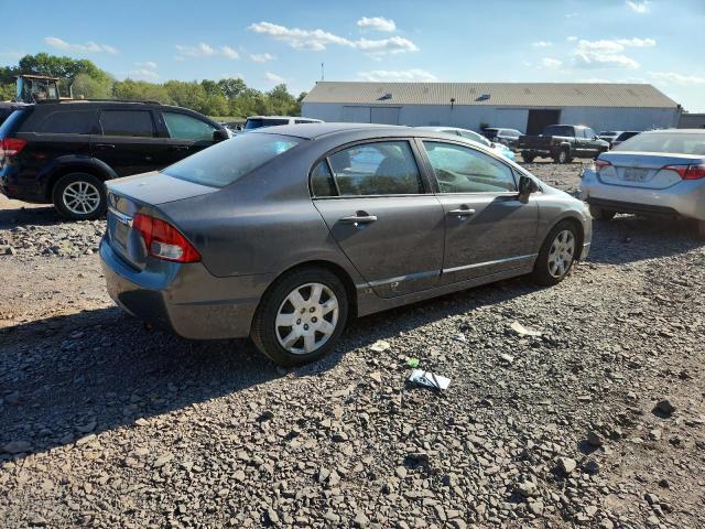 2HGFA1F55AH330117 - 2010 HONDA CIVIC LX GRAY photo 3