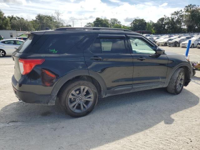 1FMSK8DH5NGB49595 - 2022 FORD EXPLORER XLT შავი ფოტო 3