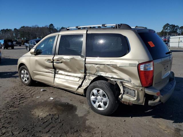 KNDMB233376172513 - 2007 KIA SEDONA EX GOLD photo 2