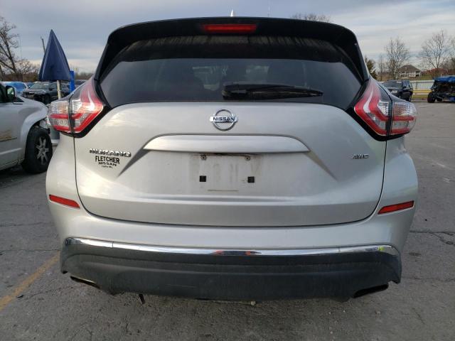 5N1AZ2MH7HN152745 - 2017 NISSAN MURANO S SILVER photo 6