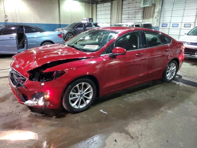 3FA6P0HD6LR107531 - 2020 FORD FUSION SE RED photo 1