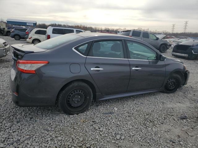 3N1AB7AP2EY293273 - 2014 NISSAN SENTRA S GRAY photo 3