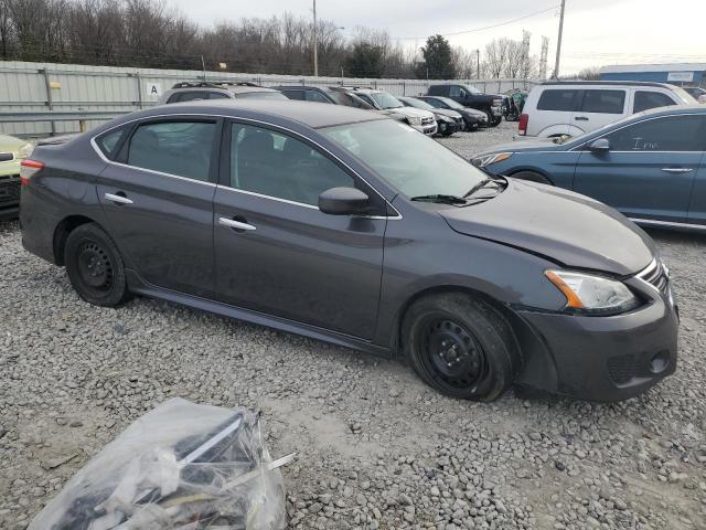 3N1AB7AP2EY293273 - 2014 NISSAN SENTRA S GRAY photo 4