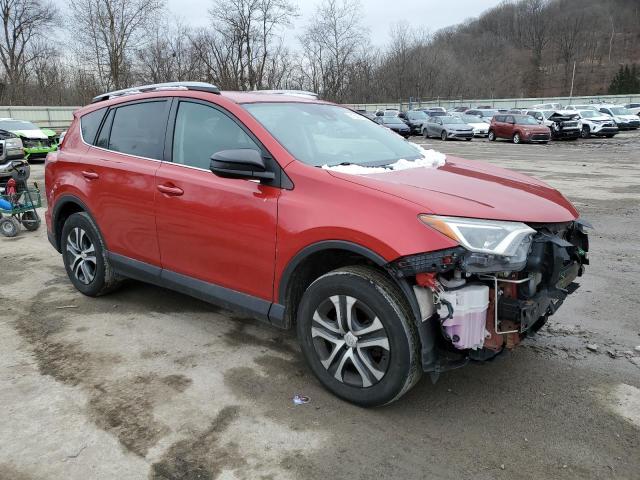 2T3BFREV0HW551584 - 2017 TOYOTA RAV4 LE RED photo 4