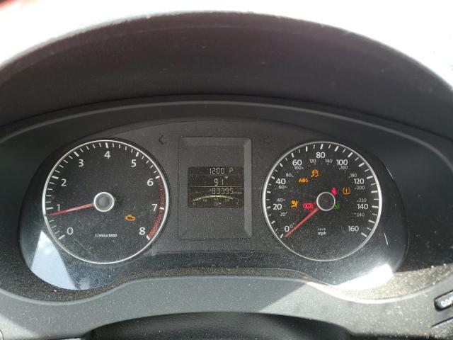 3VWDP7AJ2DM296183 - 2013 VOLKSWAGEN JETTA SE 红色 照片 9