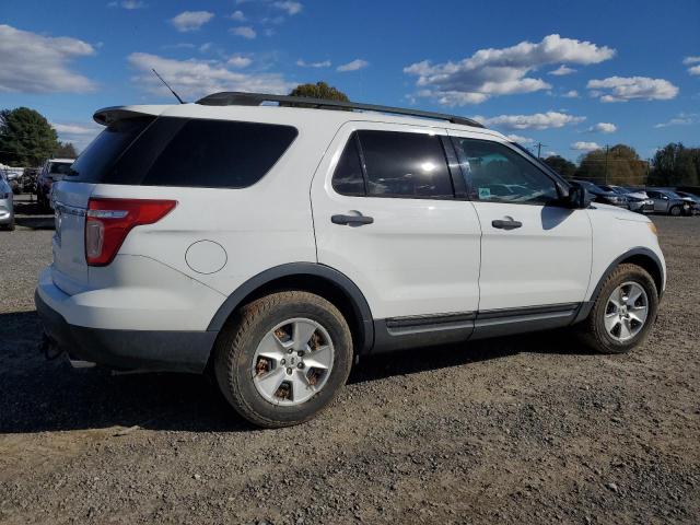 1FM5K8B86EGB16184 - 2014 FORD EXPLORER WHITE photo 3