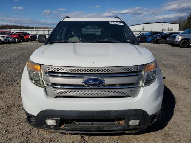 1FM5K8B86EGB16184 - 2014 FORD EXPLORER WHITE photo 5