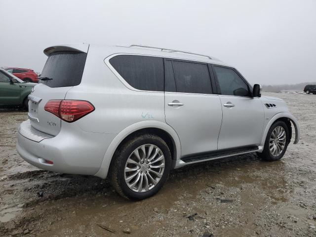 JN8AZ2NC9G9401873 - 2016 INFINITI QX80 SILVER photo 3