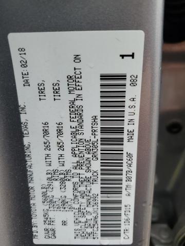 5TFCZ5AN6JX136992 - 2018 TOYOTA TACOMA DOUBLE CAB Gümüş fotoğraf 12