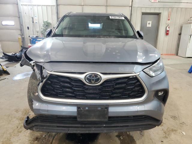 5TDGZRBH7LS040914 - 2020 TOYOTA HIGHLANDER XLE BLUE photo 5