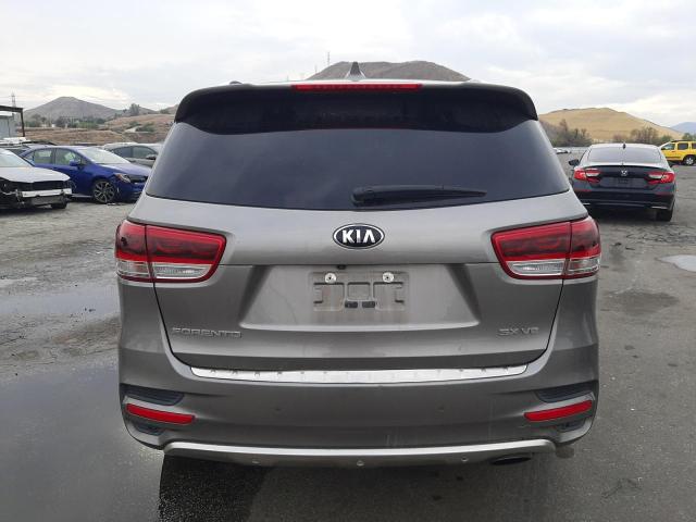 5XYPK4A50HG226961 - 2017 KIA SORENTO SX GRAY photo 6