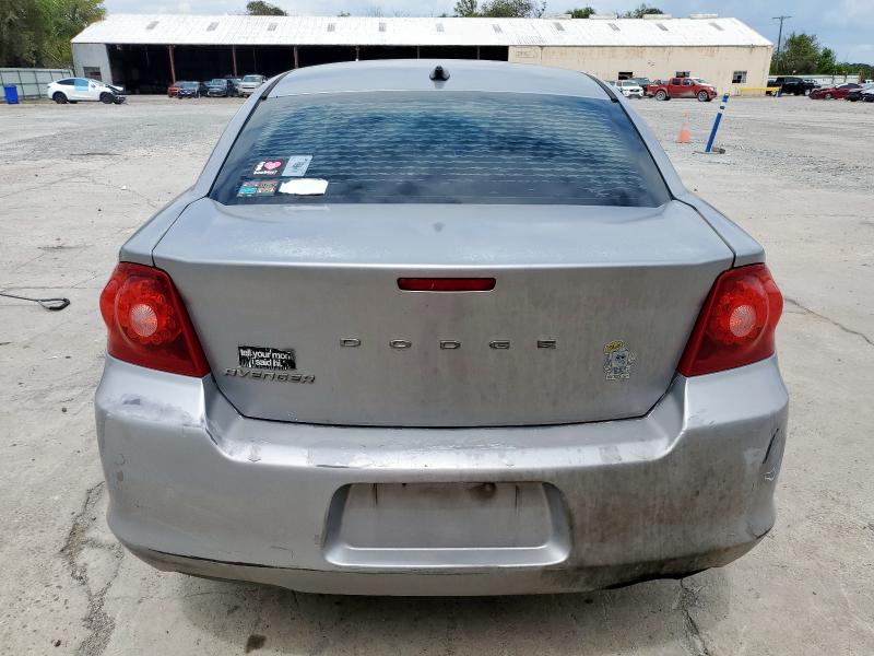 1C3CDZAB1DN648448 - 2013 DODGE AVENGER SE 银色 照片 6