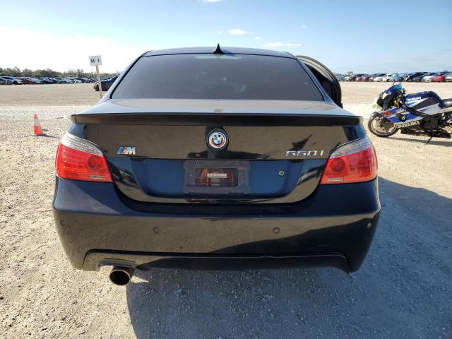 WBANW53558CT48215 - 2008 BMW 550 I BLACK photo 6