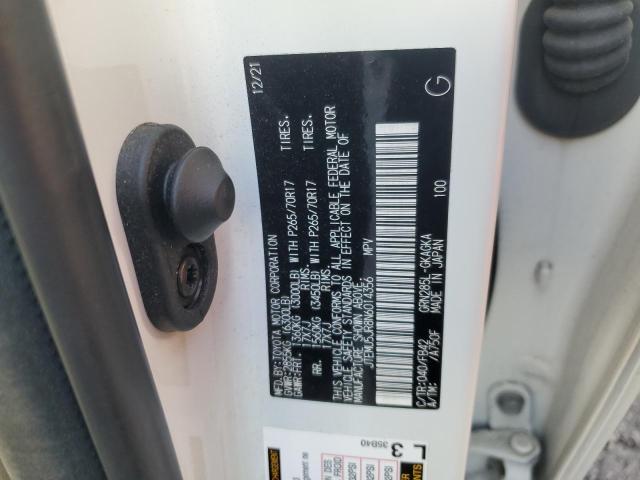 JTEMU5JR8N6014356 - 2022 TOYOTA 4RUNNER SR5/SR5 PREMIUM 白色 照片 13