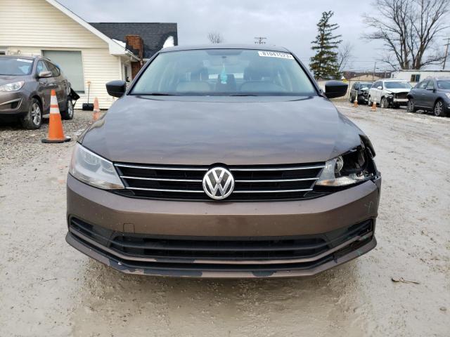 3VW2K7AJ1FM298872 - 2015 VOLKSWAGEN JETTA BASE BROWN photo 5