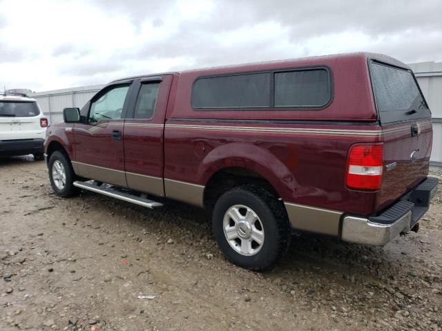 1FTPX14535FA83207 - 2005 FORD F150 BURGUNDY photo 2