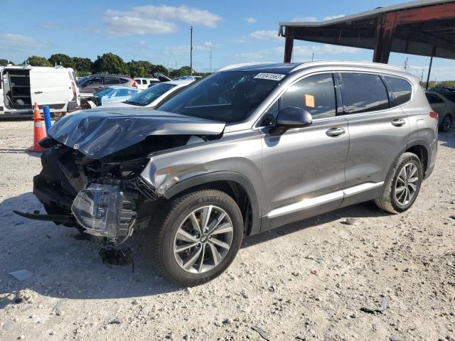 5NMS33AD5KH046249 - 2019 HYUNDAI SANTA FE SEL GRAY photo 1