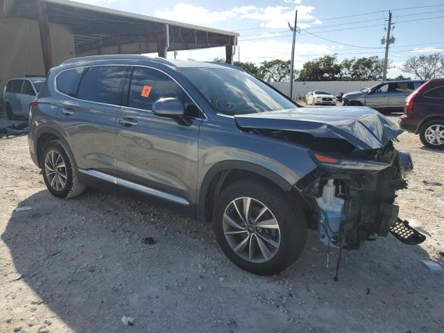 5NMS33AD5KH046249 - 2019 HYUNDAI SANTA FE SEL GRAY photo 4