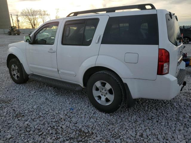 5N1AR18W76C667997 - 2006 NISSAN PATHFINDER LE WHITE photo 2