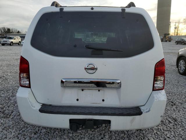 5N1AR18W76C667997 - 2006 NISSAN PATHFINDER LE WHITE photo 6