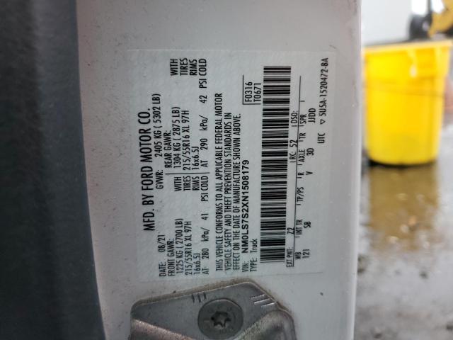 NM0LS7S2XN1508179 - 2022 FORD TRANSIT CONNECT XL Ağ foto 13