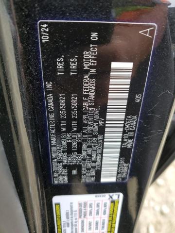 2T2BAMBA1RC050780 - 2024 LEXUS RX 350 BASE Чорний фото 12