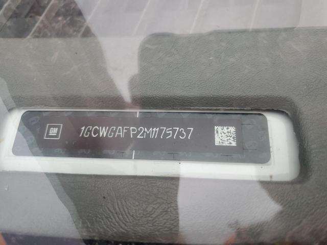 1GCWGAFP2M1175737 - 2021 CHEVROLET EXPRESS G2500 Ağ foto 12