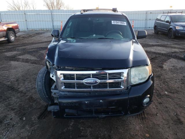 1FMCU03G49KA21537 - 2009 FORD ESCAPE XLT BLACK photo 5