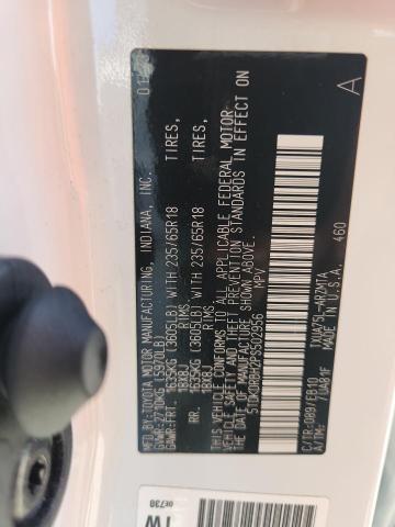 5TDKDRBH2PS502956 - 2023 TOYOTA HIGHLANDER L WHITE photo 13