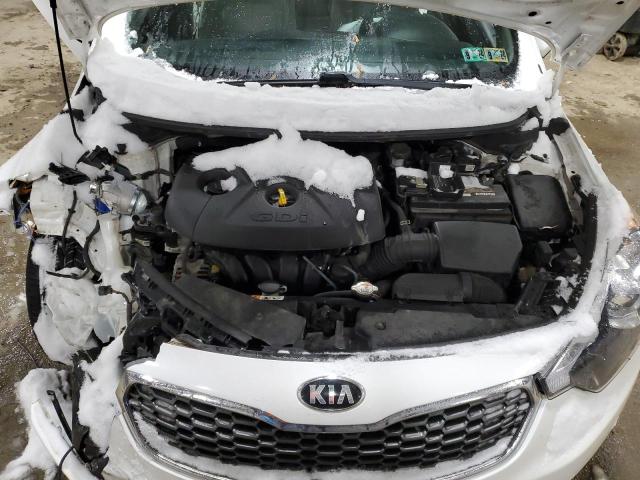 KNAFX4A81F5360761 - 2015 KIA FORTE EX WHITE photo 11