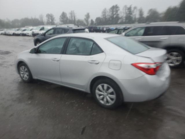2T1BURHE7GC704424 - 2016 TOYOTA COROLLA L SILVER photo 2