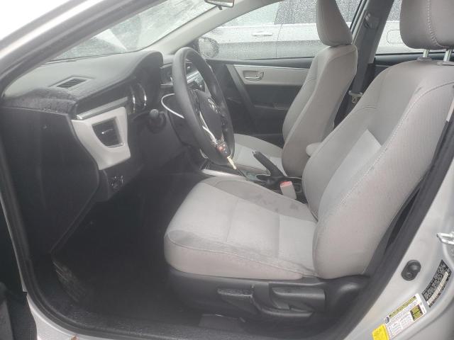 2T1BURHE7GC704424 - 2016 TOYOTA COROLLA L SILVER photo 7