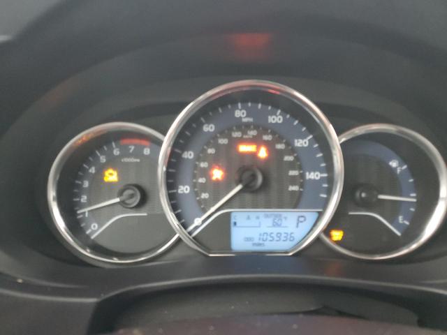 2T1BURHE7GC704424 - 2016 TOYOTA COROLLA L SILVER photo 9