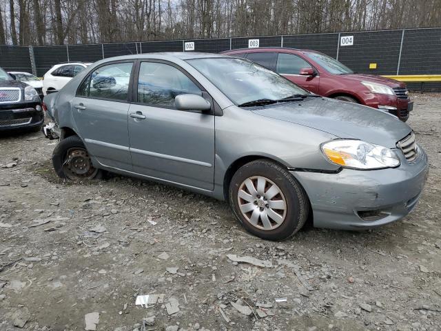 2T1BR32EX4C256456 - 2004 TOYOTA COROLLA CE GRAY photo 4