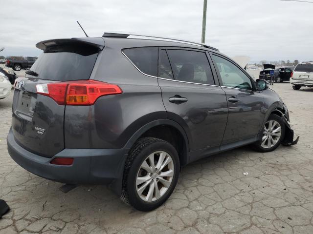 2T3DFREV8EW209661 - 2014 TOYOTA RAV4 LIMITED GRAY photo 3