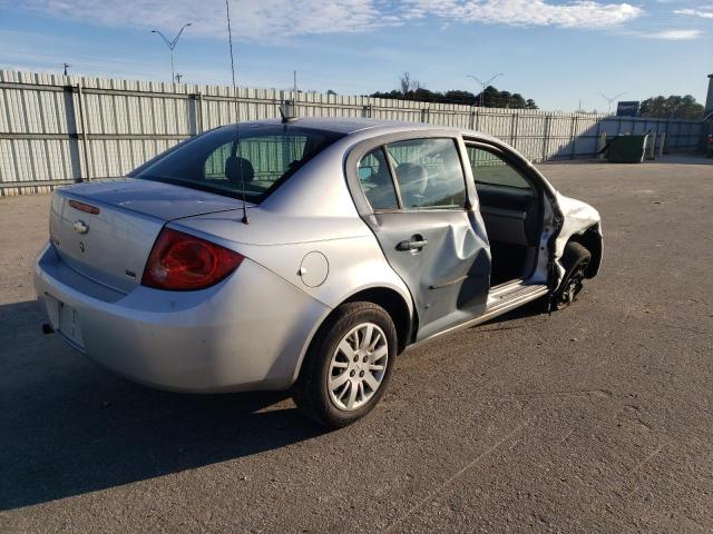 1G1AA5F59A7132273 - 2010 CHEVROLET COBALT LS SILVER photo 3