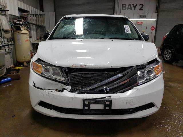 5FNRL5H66CB134036 - 2012 HONDA ODYSSEY EXL WHITE photo 5