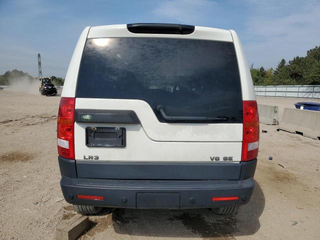 SALAD25416A384818 - 2006 LAND ROVER LR3 SE WHITE photo 6
