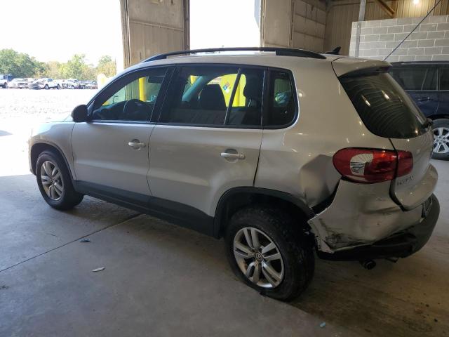 WVGAV7AX6FW510543 - 2015 VOLKSWAGEN TIGUAN S SILVER photo 2
