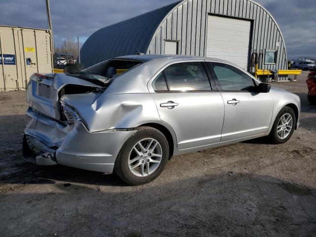 3FAHP0GAXCR305156 - 2012 FORD FUSION S SILVER photo 3