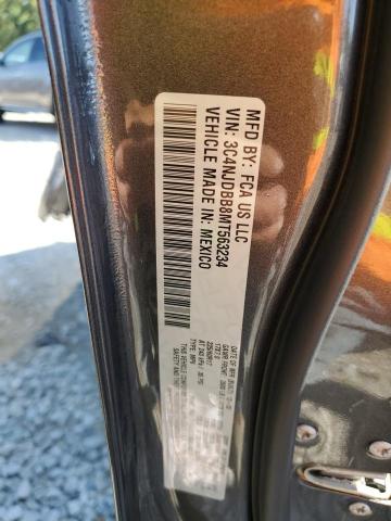 3C4NJDBB8MT563234 - 2021 JEEP COMPASS LATITUDE GRAY photo 12