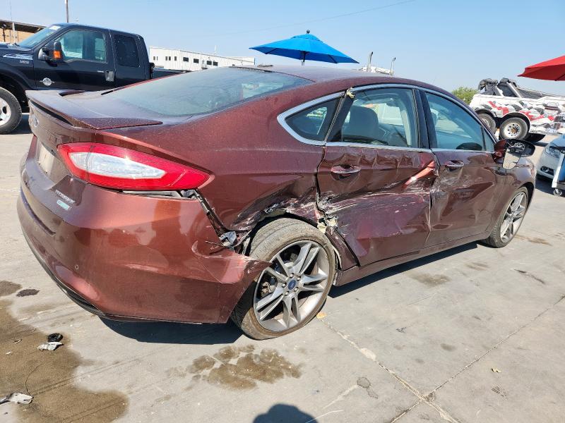 3FA6P0K91GR232382 - 2016 FORD FUSION TITANIUM 栗色 照片 3