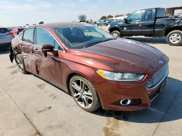 3FA6P0K91GR232382 - 2016 FORD FUSION TITANIUM 栗色 照片 4