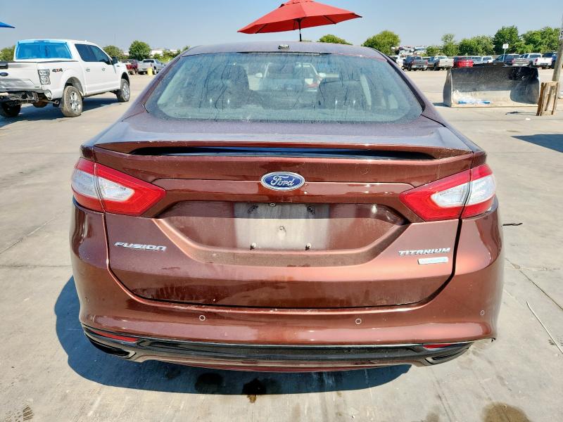 3FA6P0K91GR232382 - 2016 FORD FUSION TITANIUM 栗色 照片 6